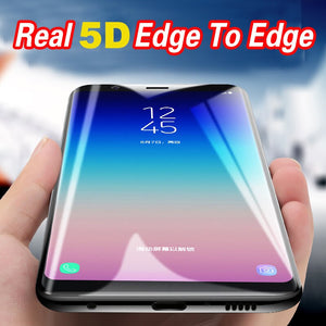 Full Curved Tempered Glass For Samsung Galaxy A9 2018 Screen Protective For Samsung A8 Star A6 J4 J6 Plus A7 2018 5D Glass Film